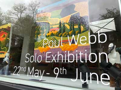 Poul Webb exhibition 2021 view 1